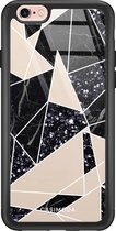 iPhone 6/6s hoesje glass - Abstract painted | Apple iPhone 6/6s case | Hardcase backcover zwart