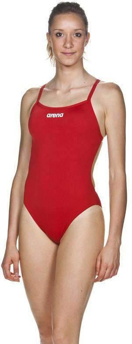 arena Solid Light Tech High Badpak Dames, red - white 36 | US 32 — afbeelding 6