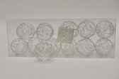 Bijstekers - Metal Wire Ball 5,5cm 12pc. Silver
