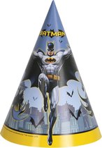 Chapeaux de fête Batman 8 pcs