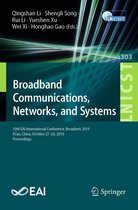 Lecture Notes of the Institute for Computer Sciences, Social Informatics and Telecommunications Engineering 303 - Broadband Communications, Networks, and Systems