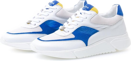 KUNOKA Ari bladerunner blue - Sneakers Dames - maat 39 - Wit Blauw | bol.com