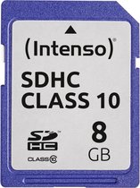 Intenso 8GB SDHC Class 10 SD-Karte - Geheugenkaarten