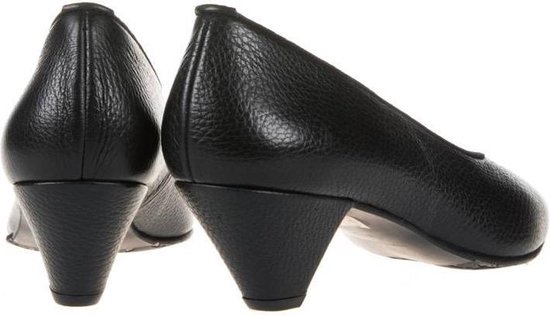 Square Feet dames zwarte leren pump | bol.com