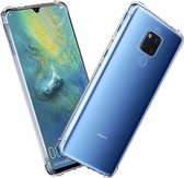 Hoesje geschikt voor Huawei Mate 20X hoes - Anti-Shock TPU Back Cover - Transparant