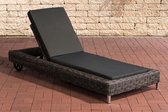 Clp Rosso Ligbed - 5mm rond Polyrattan - grijs gemêleerd antraciet