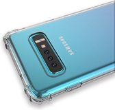 Samsung Galaxy S10 Hoesje - Mobigear - Cushion Serie - TPU Backcover - Transparant - Hoesje Geschikt Voor Samsung Galaxy S10