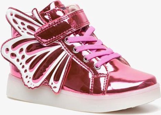 Blue Box meisjes sneakers met lichtjes - Roze - Maat 29 | bol.com