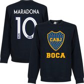 Boca Juniors CABJ Maradona Sweater - Navy - L