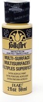 Multi-surface Acrylverf - 2946 Pale Yellow - Folkart - 59 ml