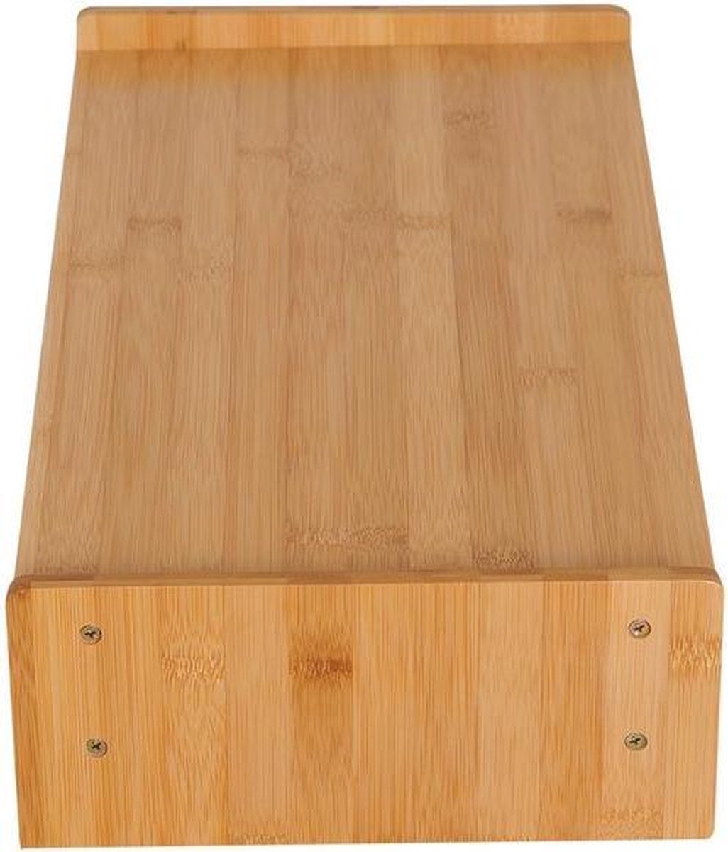 Onxyrbyte Rehausseur Ecran,Rehausseur Ecran Pc Bureau,RéHausseur D'éCran en Bois,RéHausseur D'éCran pour Pc,Support De Moniteur D'Ordinateur Ergonomique,pour Ordinateur Portable,Imprimantes