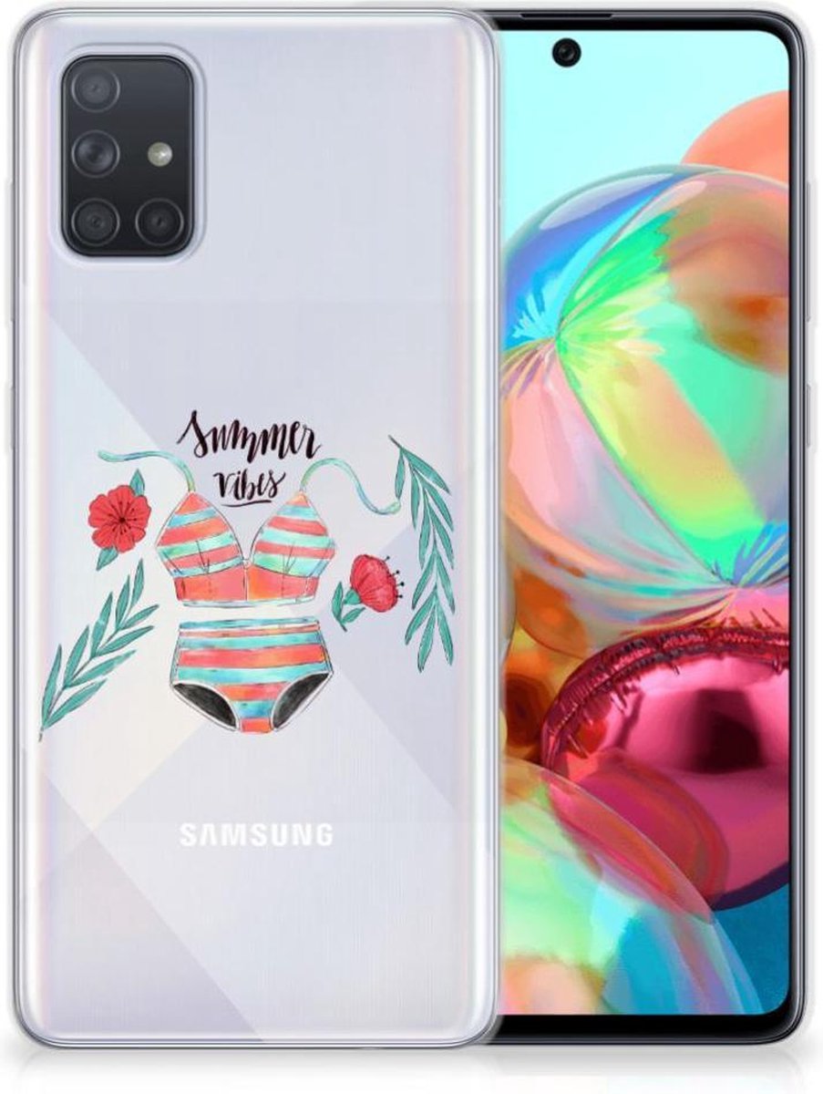 Samsung Galaxy A71 Telefoonhoesje met Naam Boho Summer