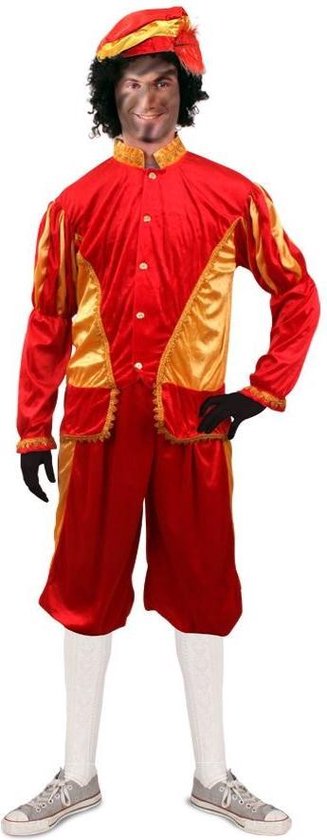 Piet Kostuum | Vliegensvlugge Daken Piet Rood Goud Kostuum | | Sinterklaas | Verkleedkleding