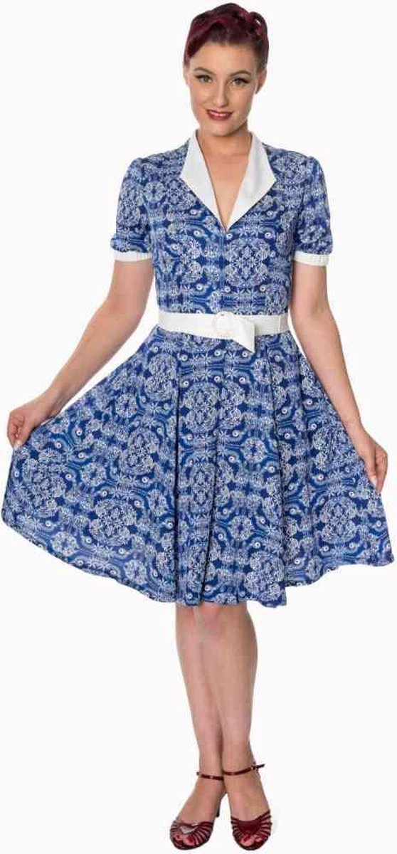 Dancing Days - CELESTIAL Flare jurk - S - Blauw