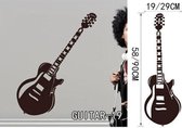 3D Sticker Decoratie Creatieve kunst Gitaar muurstickers Home Decor DIY Muziekinstrument Home Decoraties Rock Muziek Muurstickers Woonkamer - GUITAR19 / Small