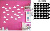 3D Sticker Decoratie Mooi Cloud Muurtattoo Wolken Sticker - Kid Slaapkamer Wanddecoratie Babykamer Decal Muurschildering DIY Home Decor Vinyl - Cloud7 / Large