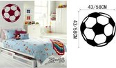 3D Sticker Decoratie Voetbal en beroemde voetballers Muurstickers Home Decor Muurtattoo voor kinderkamer Sport Boy Bedroom Muurschildering Wallpaper - ZQ15 / L