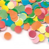 Gekleurde confetti 500 gram - Feestversiering/decoratie