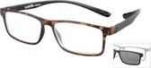 Lookofar Leesbril Le-0191b Florida Havanna Sterkte +3.00