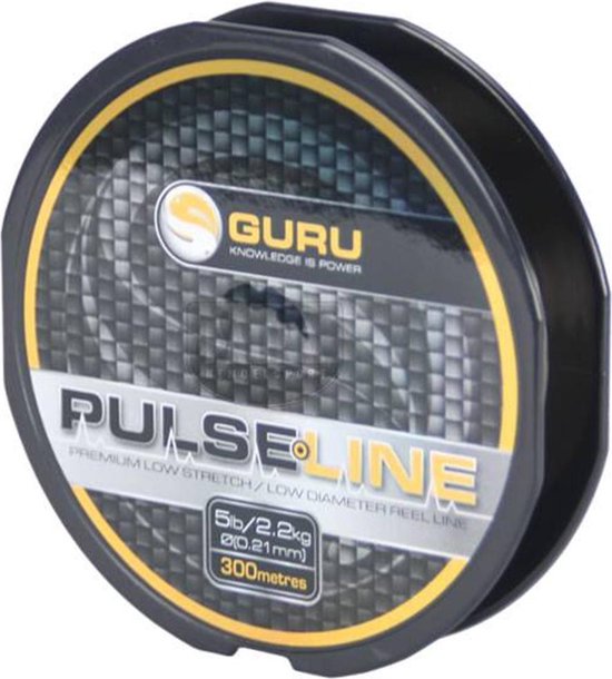 Guru Pulse-Line - Nylon Vislijn - 0.18mm - Transparant