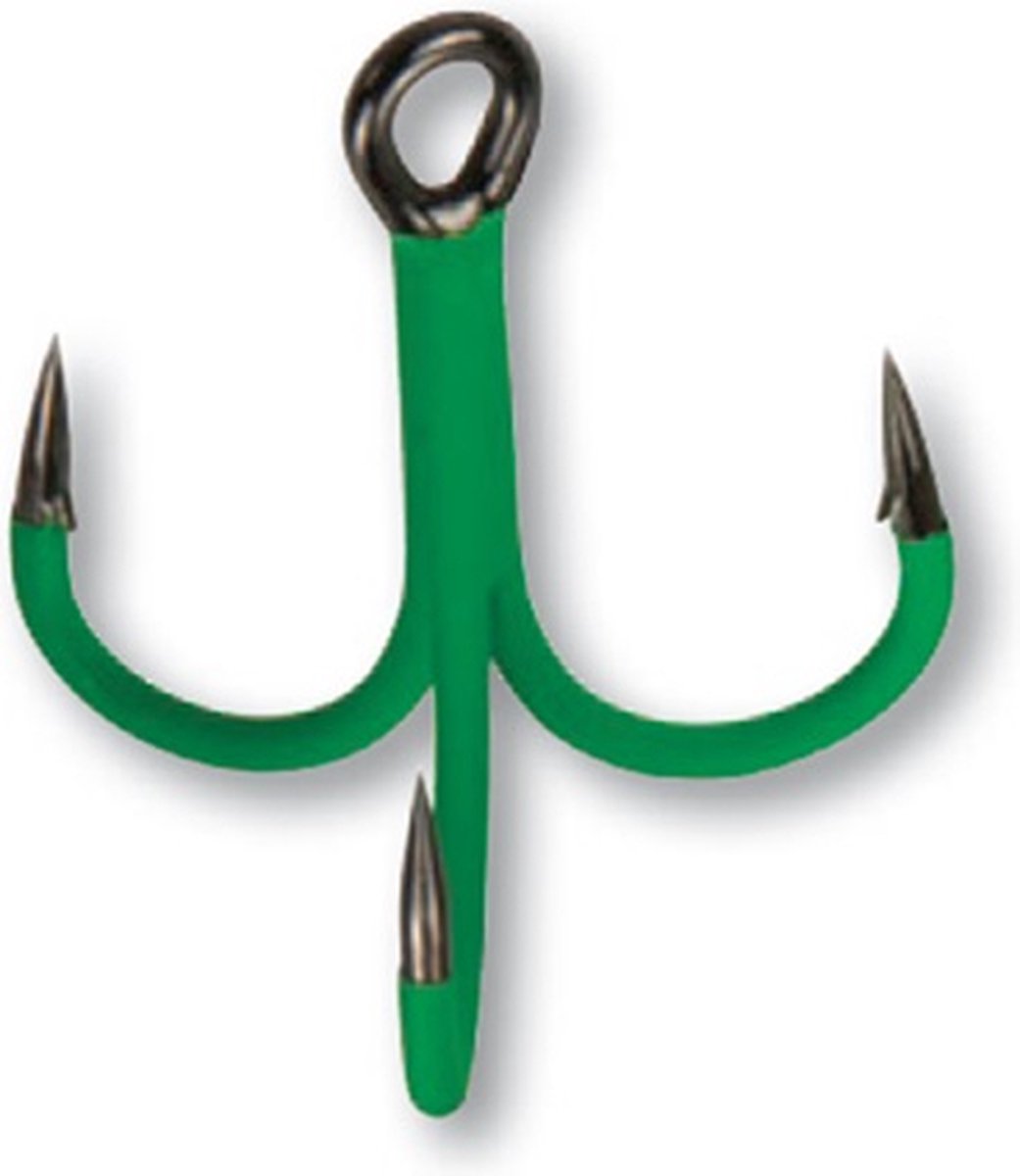 Madcat A-Static Treble 6X - 4/0 - 4st. - Groen