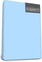 Dormisette Mako Jersey Topdek hoeslakens 90 x 200 cm blue