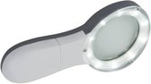Heitronic Vergrootglas met LED lamp en loep, robuust kunststof - 52 lumen