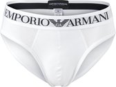 Emporio Armani Brief Iconic (1-pack) - heren slip zonder gulp - wit -  Maat: M
