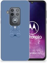 Motorola One Zoom Telefoonhoesje met Naam Baby Rhino