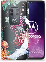 Motorola One Zoom TPU Hoesje Ooievaars