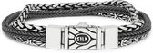 SILK Jewellery - 283.21 - Zilveren armband - RAW editions - Maat 21