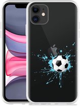 Geschikt voor Apple iPhone 11 Hoesje Soccer Ball - Designed by Cazy