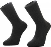 Marcmarcs dames katoenen sokken 2 paar - 42 - Antracite