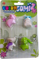 Symex Gummen Color Gomiz 4-delig Multicolor (#11)