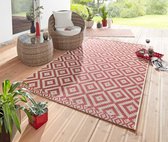 Scandinavisch buitenkleed Summer - rood 70x140 cm