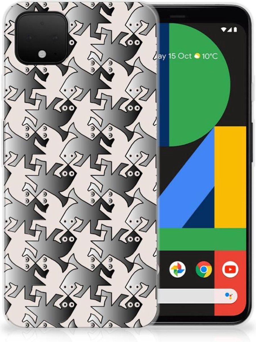Google Pixel 4 XL TPU Hoesje Salamander Grey