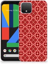 Google Pixel 4 TPU bumper Batik Red