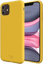 HappyCase Apple iPhone 11 Hoesje Siliconen Back Cover Geel