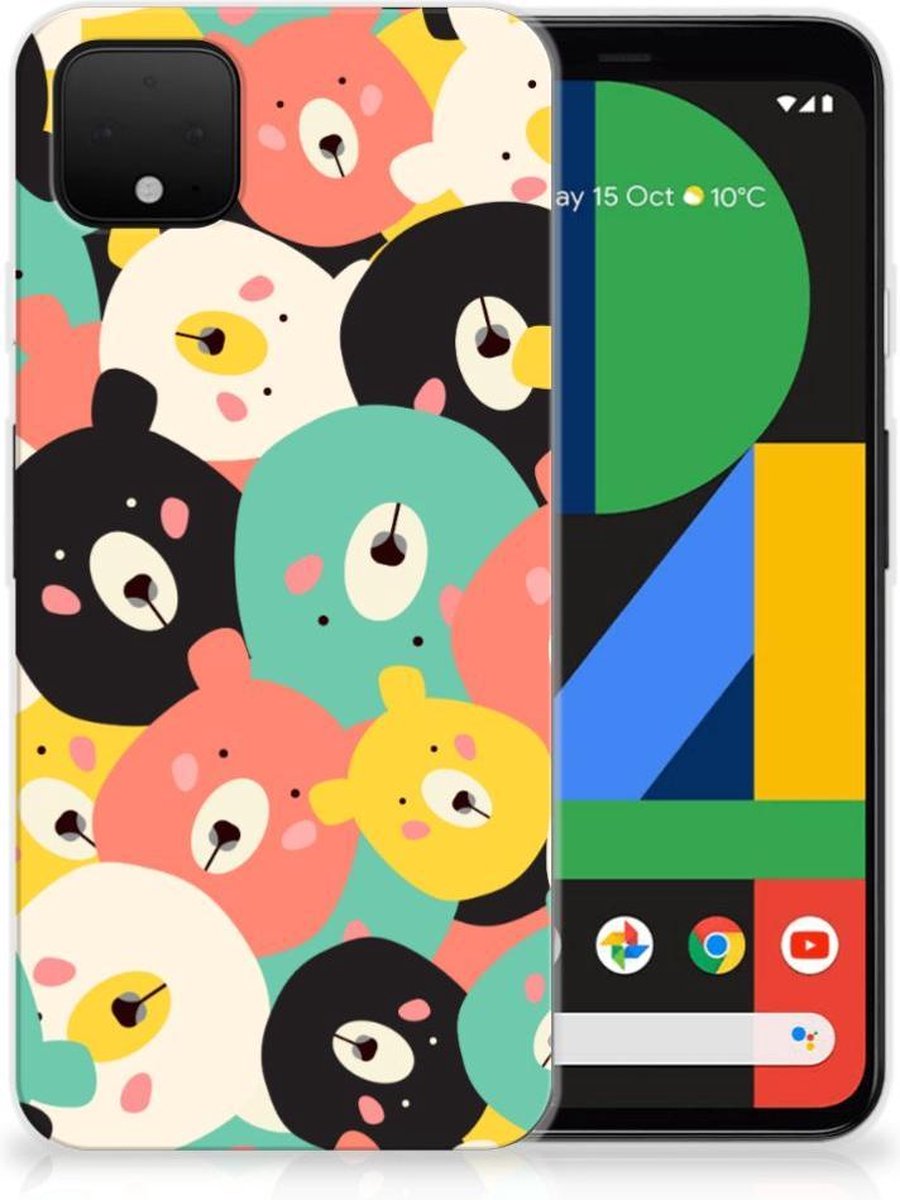 Google Pixel 4 XL Telefoonhoesje met Naam Bears