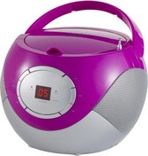 Adler AD 1125p - Radio cd-speler - paars