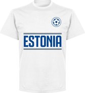 Estland Team T-Shirt - Wit - XXXL