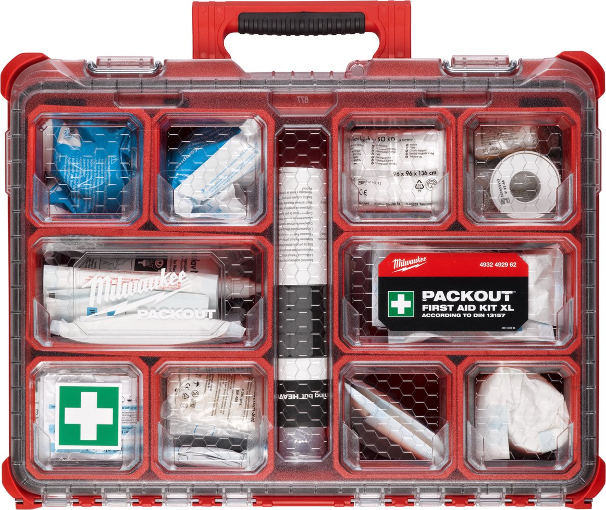 Milwaukee Assortiments Kist Packout Compacte EHBO Koffer Groot