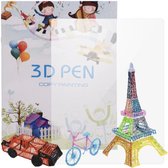 Maaleo 3D Pen Sjablonenboek - 40 Creatieve Ontwerpen voor 3D Kunst