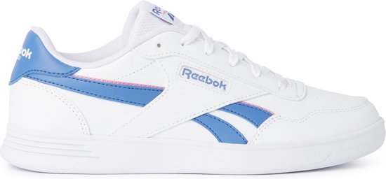 Reebok COURT ADVANCE VEGAN Dames Sneakers - Wit/Blauw - Maat 37