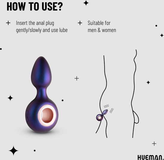 Hueman - Plug Anal Vibrant Deep Space