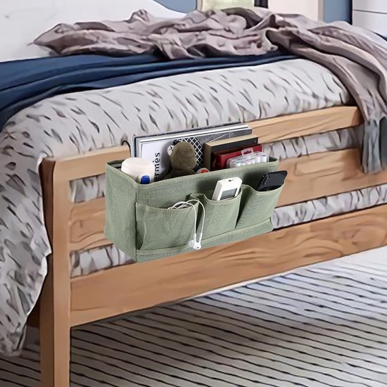 Hangend Opbergidee Langs Het Bed Zakje Studentenkamer Organizer Caddy Voor Home Office School Slaapzaal Stapelbed