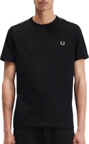 Contrast Tape Ringer T-shirt Mannen - Maat L