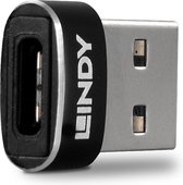 LINDY USB 2.0 Adapter [1x USB-A 2.0 stekker - 1x USB-C bus] Lindy