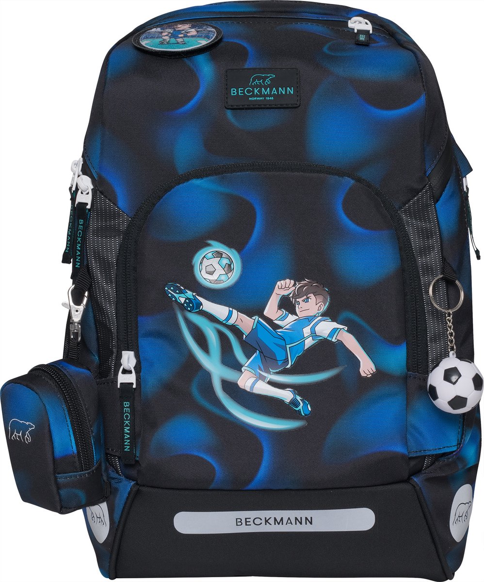Beckmann schooltas - Active Air FLX - Magic league black - 20-25 liter
