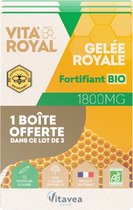 Vitavea Vita'Royal Royal Jelly Organic 1800 mg Verpakking van 3 x 10 Flacons